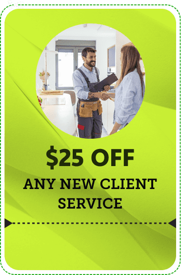 $ 25 OFF - Any New Client Service