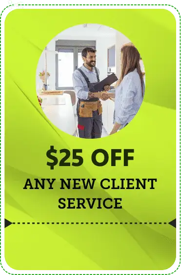 $ 25 OFF - Any New Client Service
