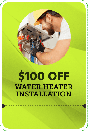 $ 100 OFF - Water Heater Installation
