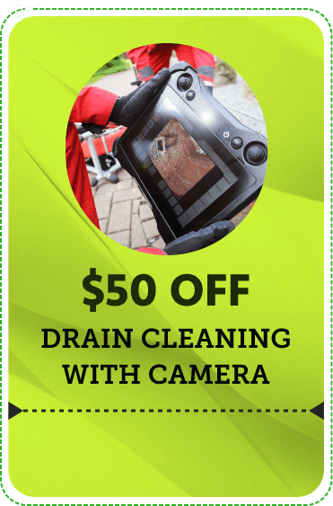 $ 50 OFF - Drain Cleaning With Camera