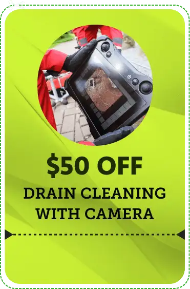 $ 50 OFF - Drain Cleaning With Camera